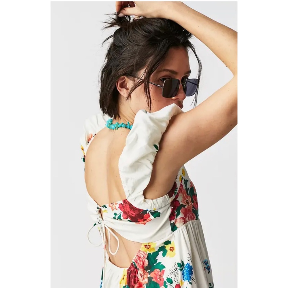 New Free People Linda Lou Poplin Dress Size Medium - Picture 5 of 10
